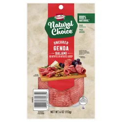 HORMEL NATURAL CHOICE Uncured Genoa Salami