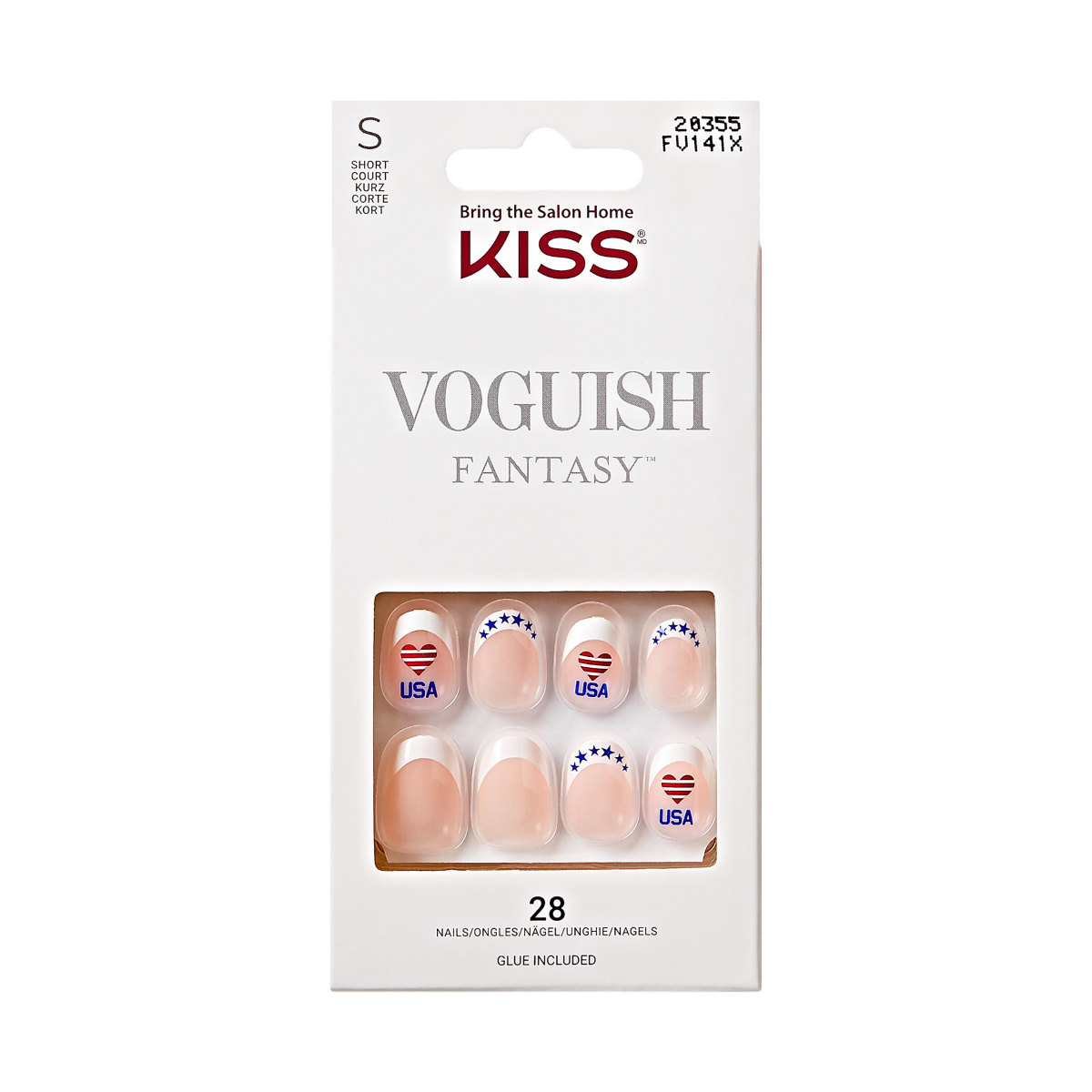 slide 1 of 1, KISS NAIL Ks Voguish Fantasy, Wild Ones, 1 ct