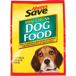 slide 1 of 1, Always Save Mini Chunk Dog Food, 15 lb