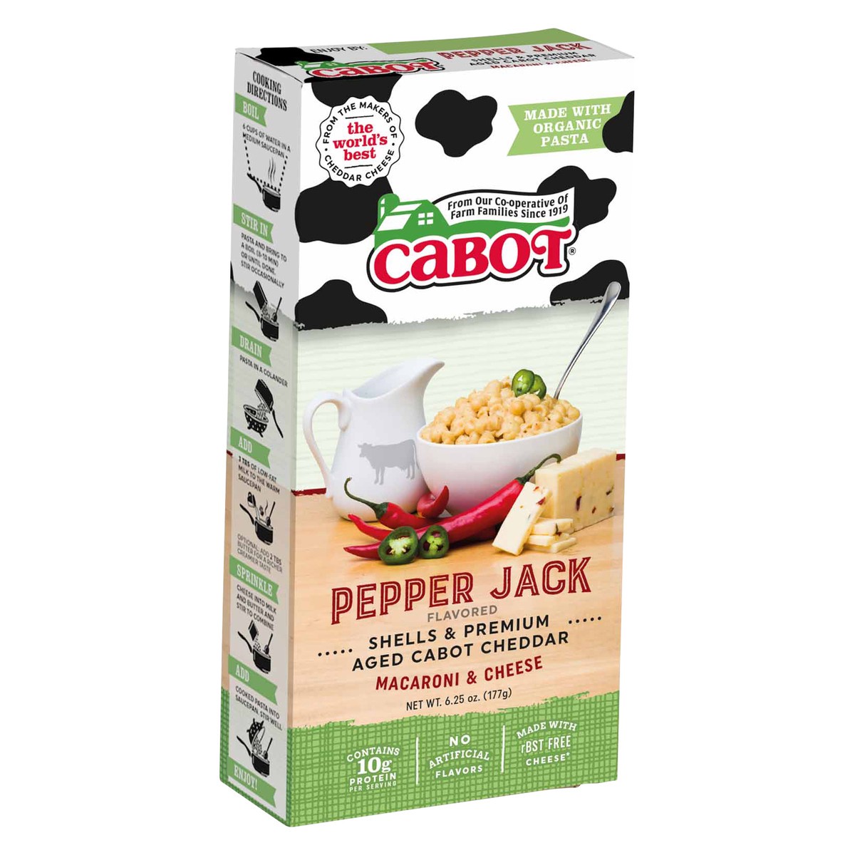 slide 3 of 4, Cabot Pepper Jack Flavored Macaroni & Cheese - 6.25 oz, 6.25 oz