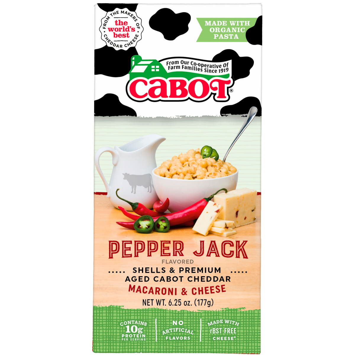 slide 1 of 4, Cabot Pepper Jack Flavored Macaroni & Cheese - 6.25 oz, 6.25 oz