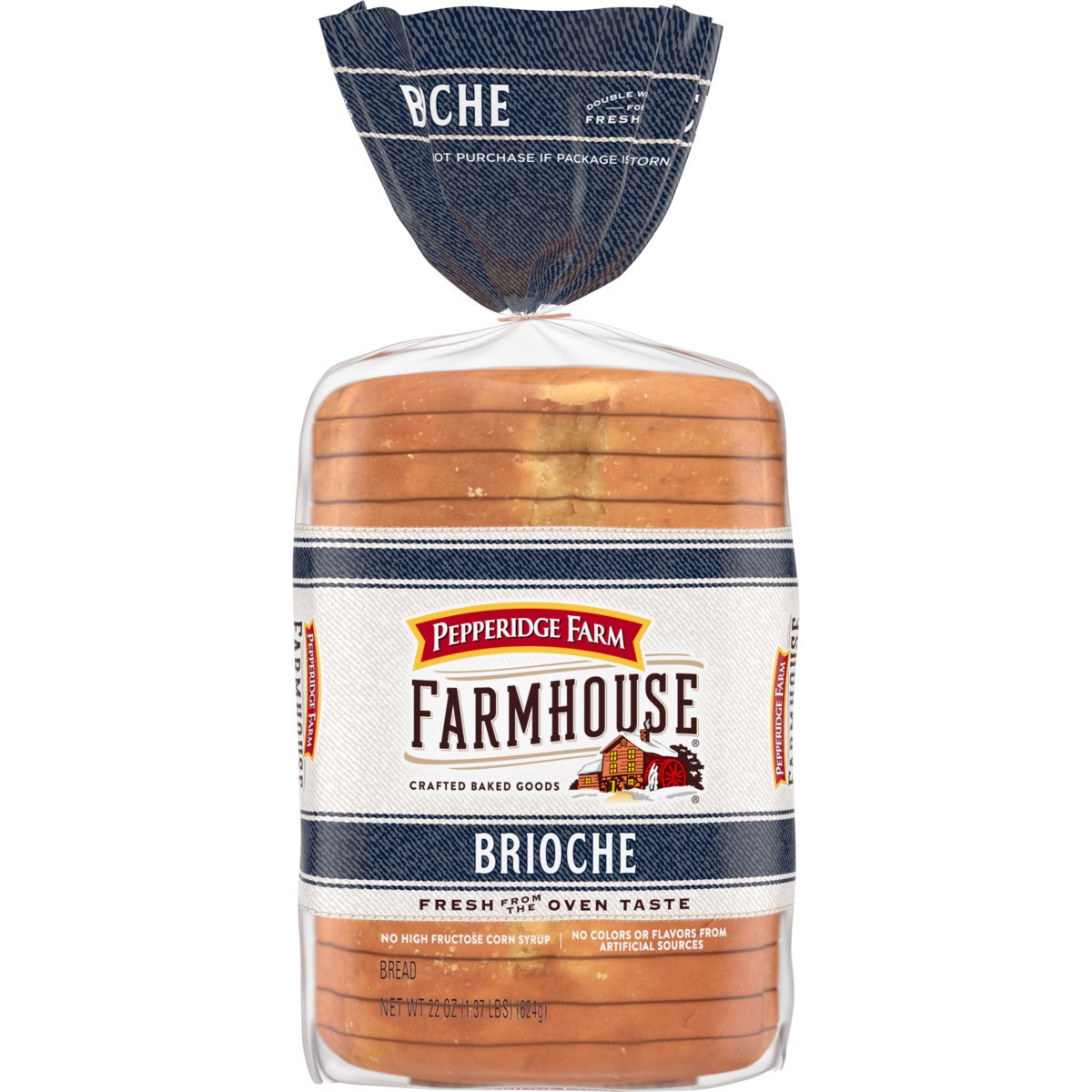 slide 1 of 8, Pepperidge Farm Farmhouse Brioche Bread - 22 oz, 22 oz