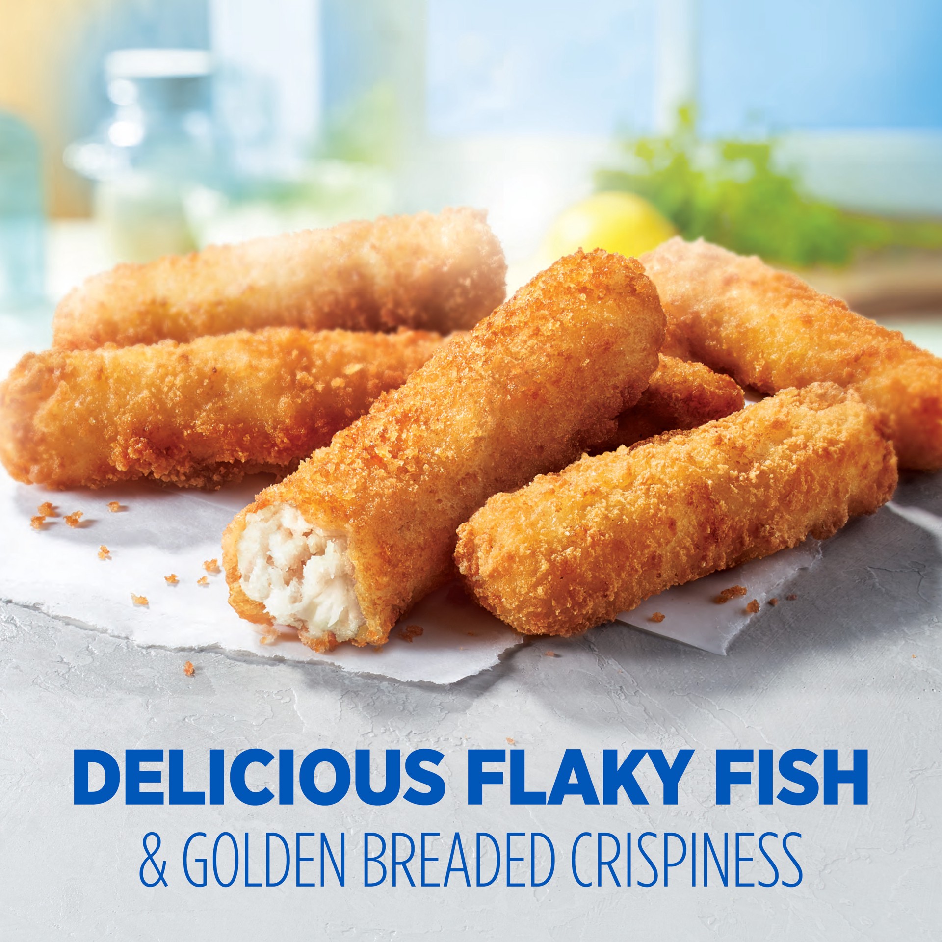 slide 2 of 5, Van de Kamp's Crunchy Breaded Jumbo Fish Sticks, approx. 26 Sticks, 23 oz, 23 oz