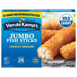 Van de Kamp's Crunchy Breaded Jumbo Fish Sticks 23 oz