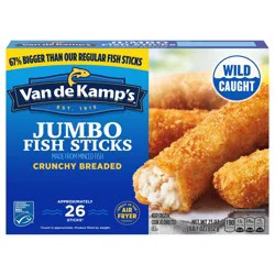 Van de Kamp's Crunchy Breaded Jumbo Fish Sticks 23 oz