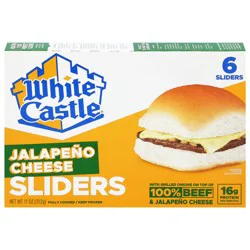 White Castle Jalapeno Cheese Sliders, 6Ct (3-2 Pks)