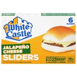 White Castle Jalapeno Cheese Sliders, 6Ct (3-2 Pks)