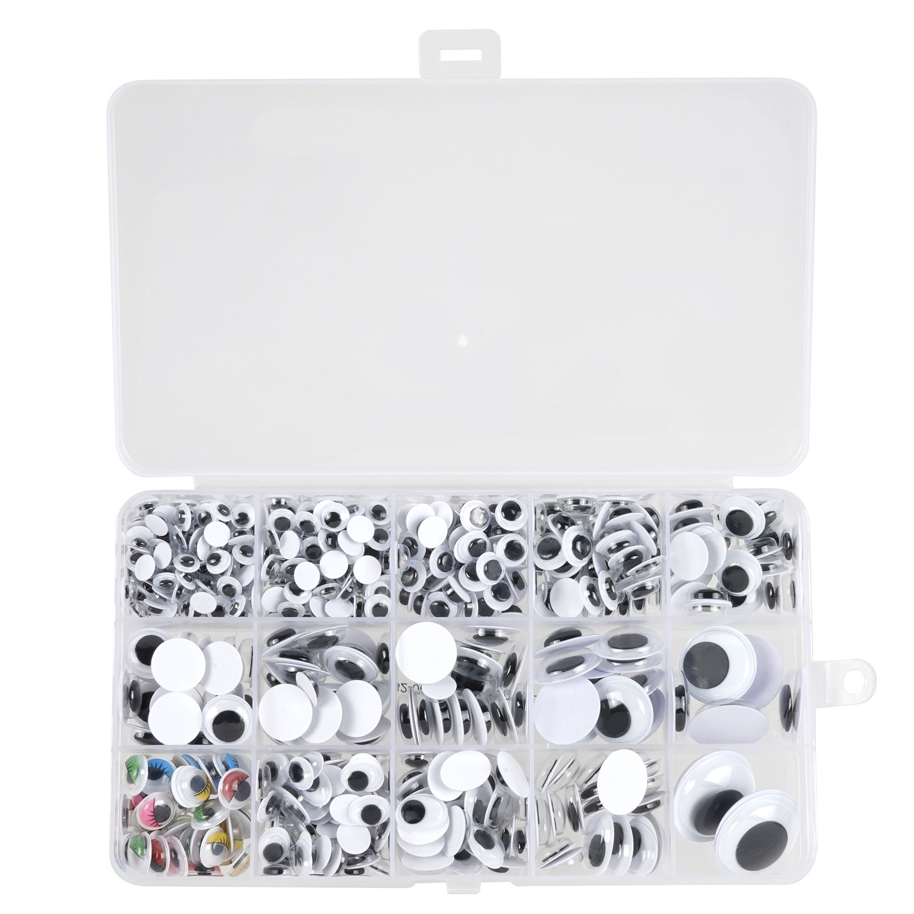 slide 2 of 2, Adhesive Wiggle Eyes By Creatology, 0.31 in x 0.39 in