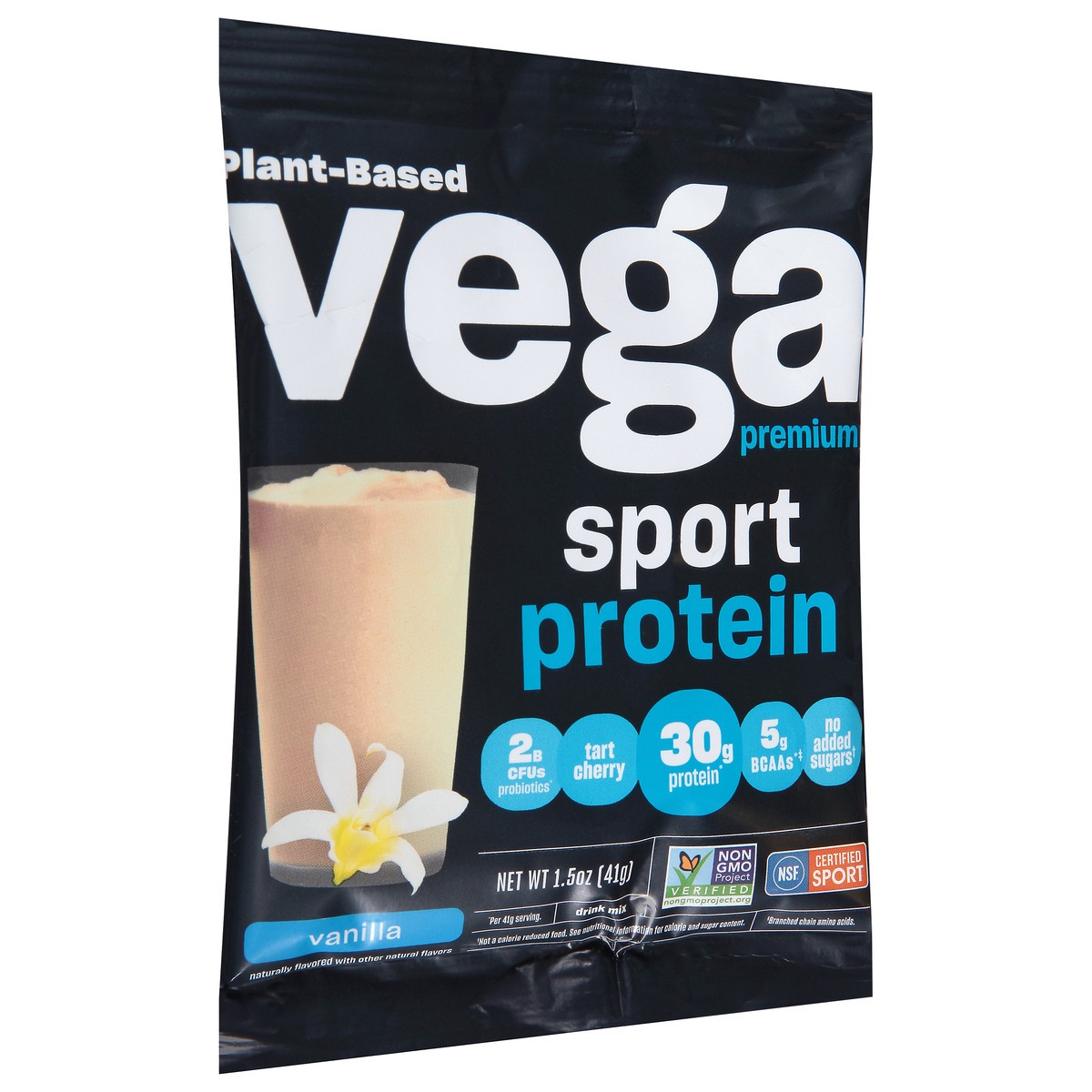 slide 7 of 13, Vega Sport Vanilla Flavored Premium Protein Powder Packet, 1.5 oz