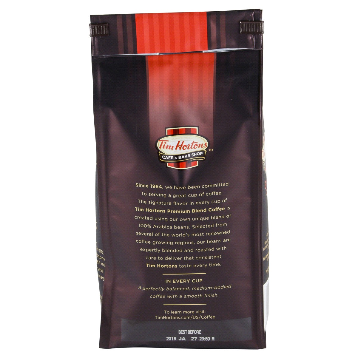 slide 2 of 4, Tim Hortons Ground Medium Roast Original Blend Coffee 12 oz, 12 oz