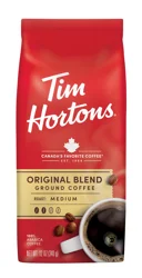 Tim Hortons Ground Medium Roast Original Blend Coffee 12 oz