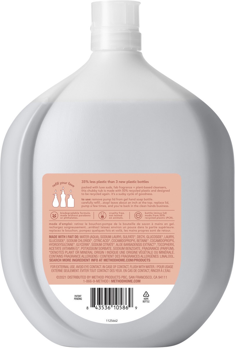 slide 2 of 3, Method Aluminum Gel Hand Soap - Vanilla + Raspberry Refill - 34 fl oz, 34 fl oz