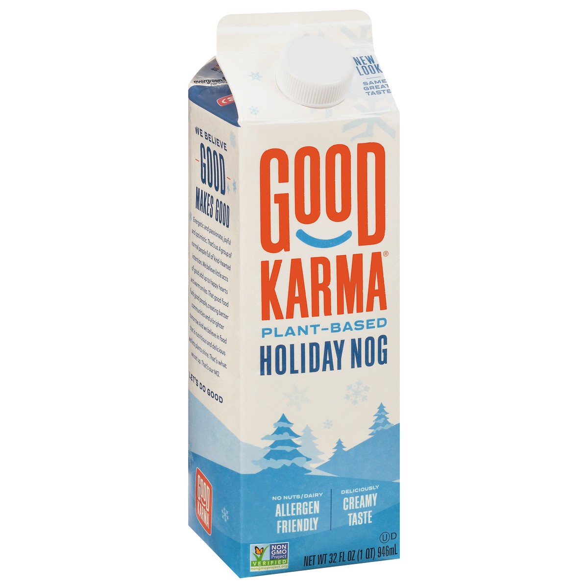 slide 11 of 13, Good Karma Plant-Based Holiday Nog 32 fl oz, 32 fl oz