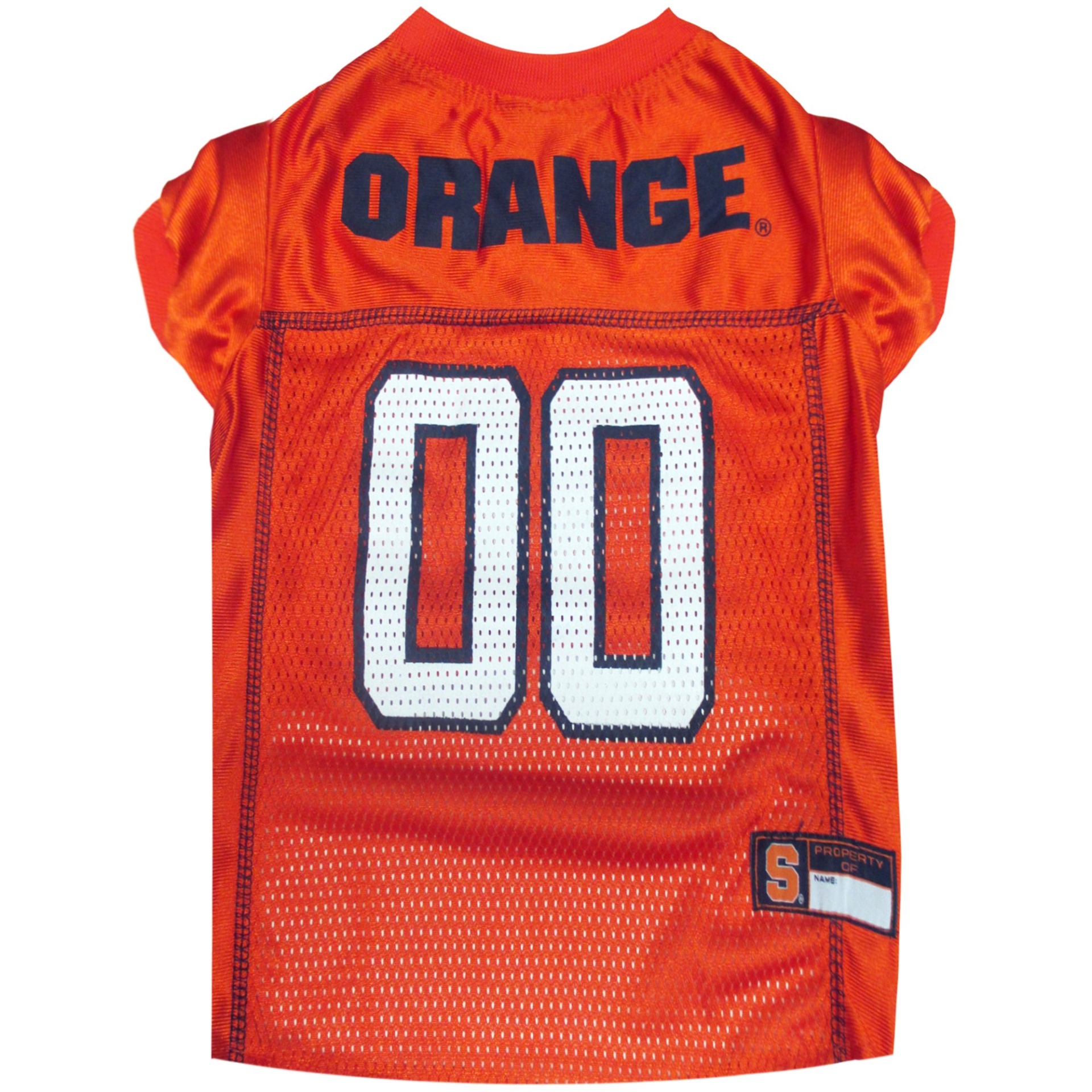 slide 1 of 1, Pets First Syracuse Orange Mesh Jersey, MED