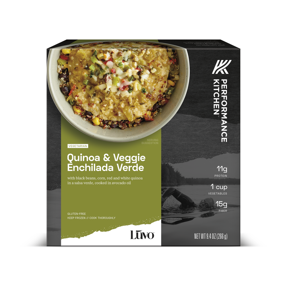 slide 1 of 1, Luvo Performance Kitchen Quinoa Veggie Enchilada Verde Meal, 9.4 oz