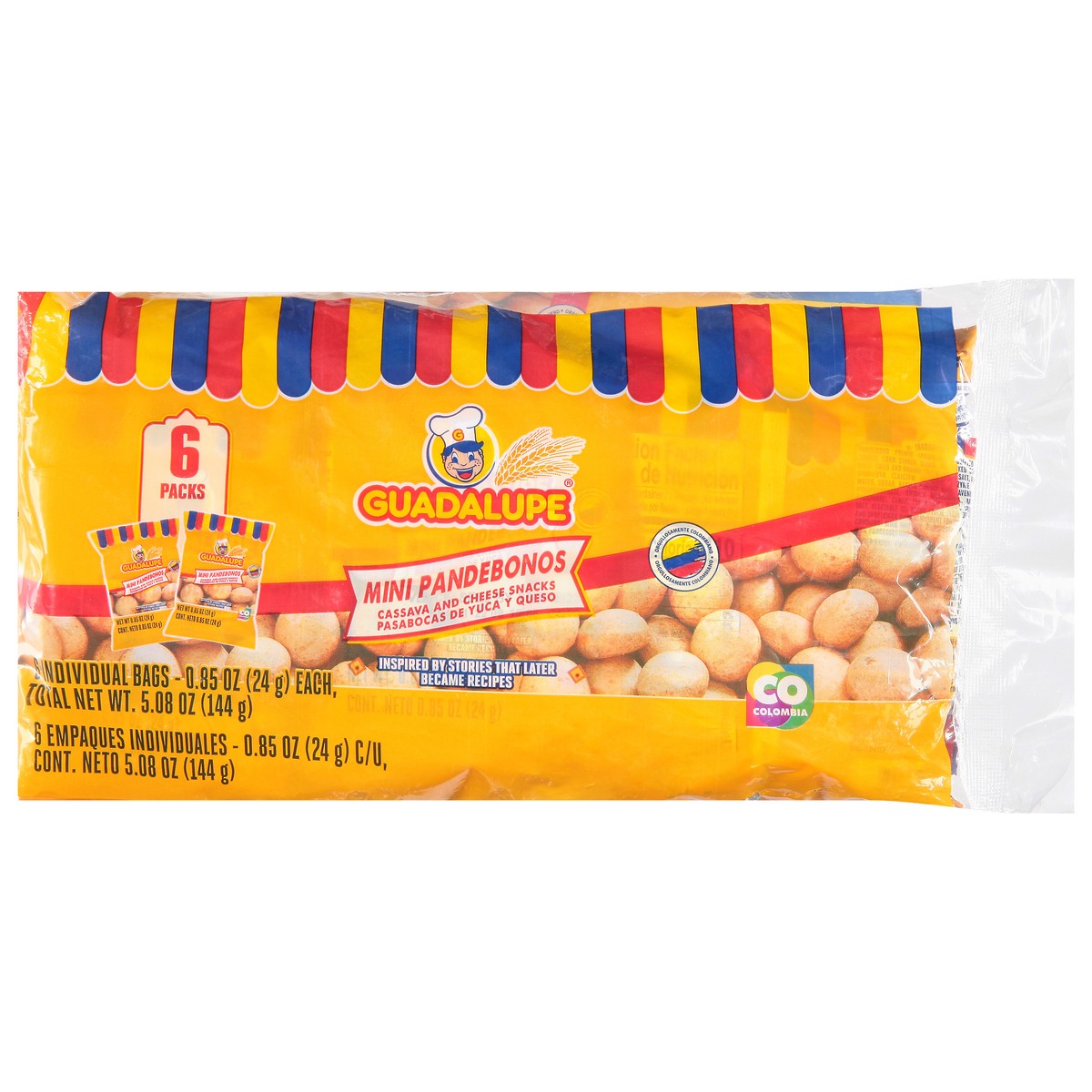 slide 4 of 14, Guadalupe Toasts 6 Packs Mini Pandebonos 6 - 0.85 oz Bags, 6 ct