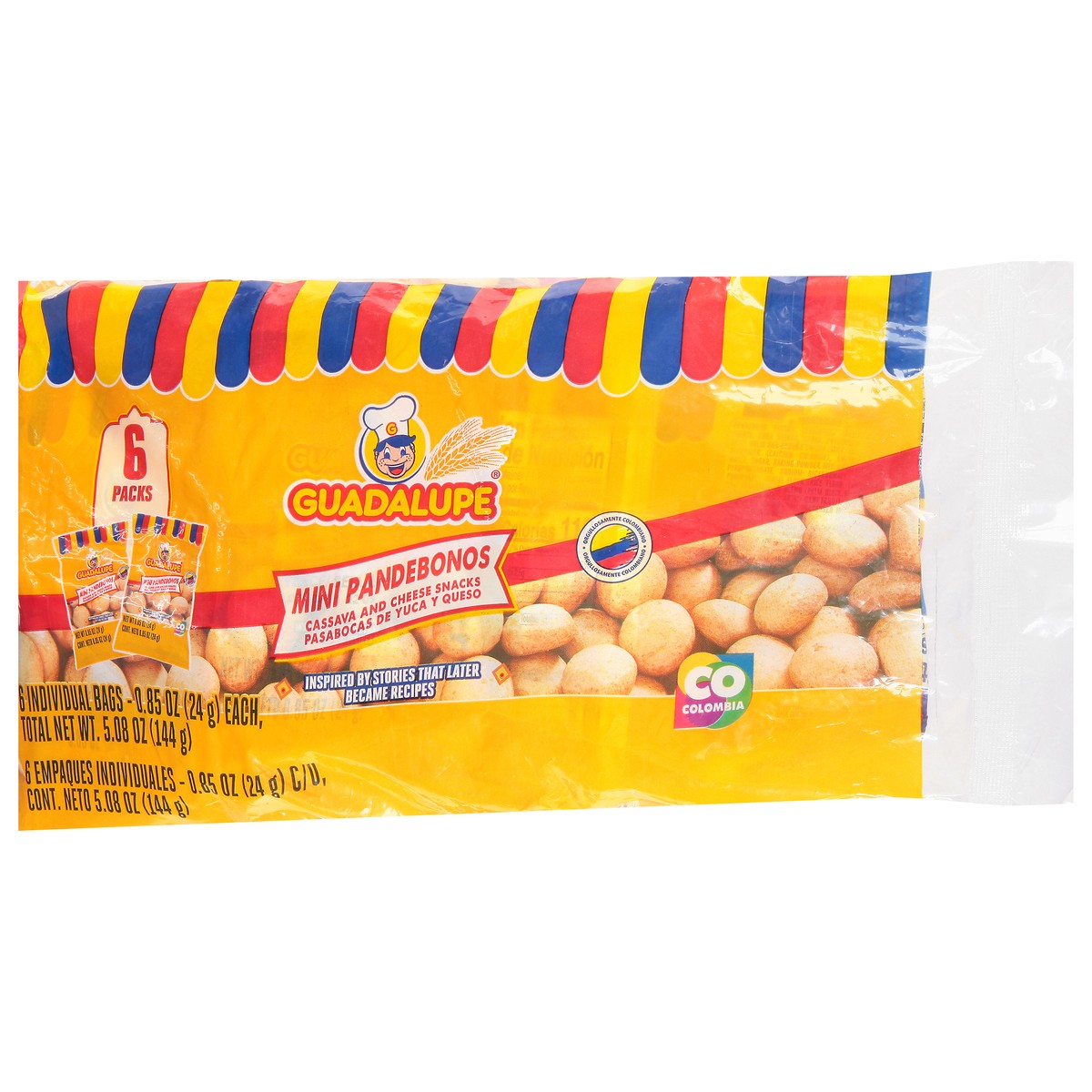 slide 14 of 14, Guadalupe Toasts 6 Packs Mini Pandebonos 6 - 0.85 oz Bags, 6 ct