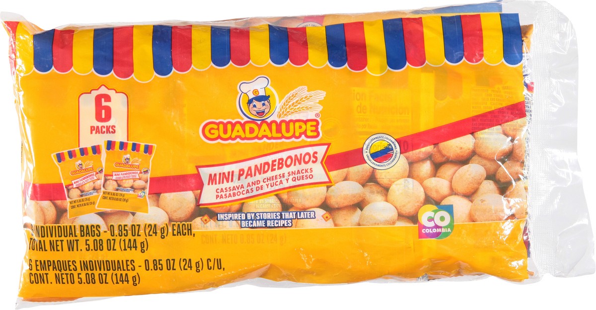 slide 6 of 14, Guadalupe Toasts 6 Packs Mini Pandebonos 6 - 0.85 oz Bags, 6 ct