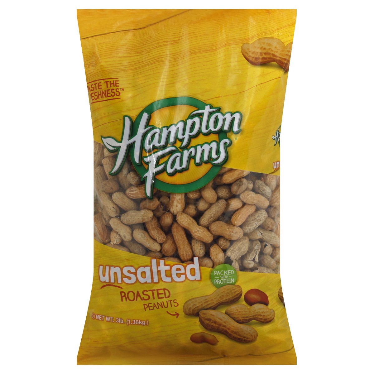 slide 4 of 8, Hampton Farms Peanuts 3 lb, 3 lb