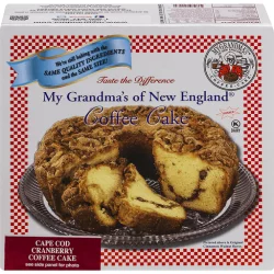 My Grandma's Coffee Cake Cape Cod Cranberry