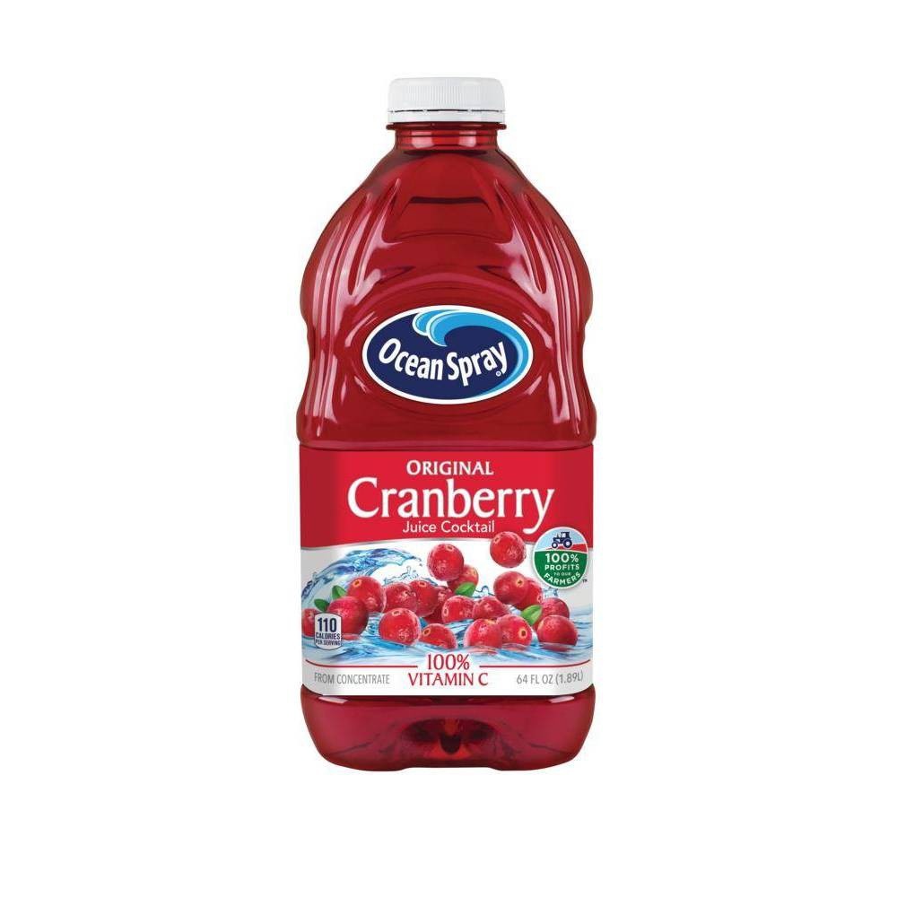 slide 1 of 5, Ocean Spray Cranberry Juice Cocktail, 64 fl oz