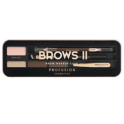 slide 1 of 1, Profusion Cosmetics Brows II Makeup Case, 1 ct