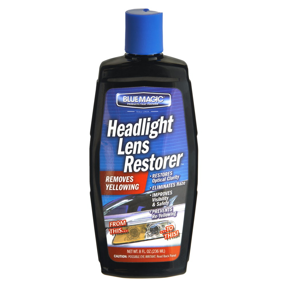 slide 1 of 1, Blue Magic Headlight Lens Restorer, 8 fl oz