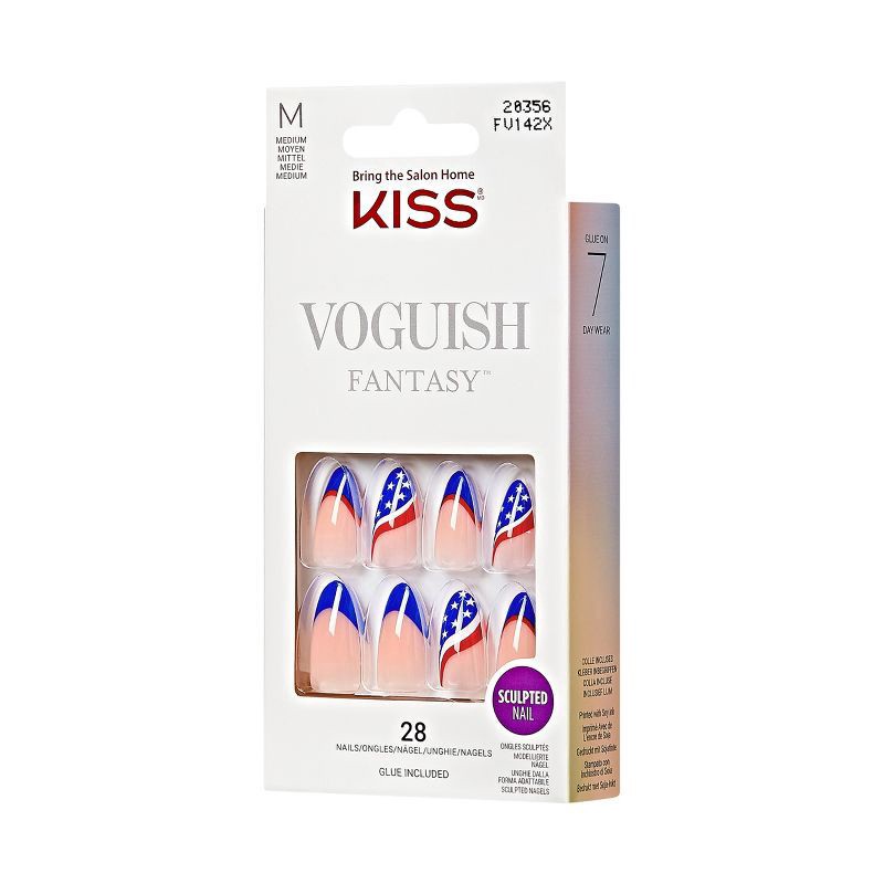 slide 9 of 9, KISS NAIL Ks Voguish Fantasy, Smooth, 1 ct