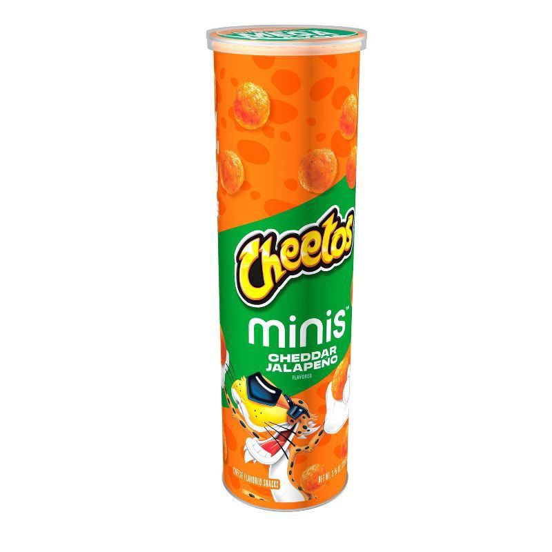 slide 4 of 7, Cheetos Minis Cheese Flavored Snacks Cheddar Jalapeno 3 5/8 Oz, 3.625 oz