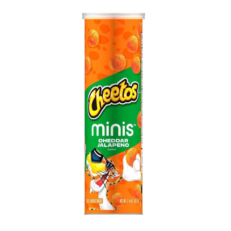 slide 1 of 7, Cheetos Minis Cheese Flavored Snacks Cheddar Jalapeno 3 5/8 Oz, 3.625 oz