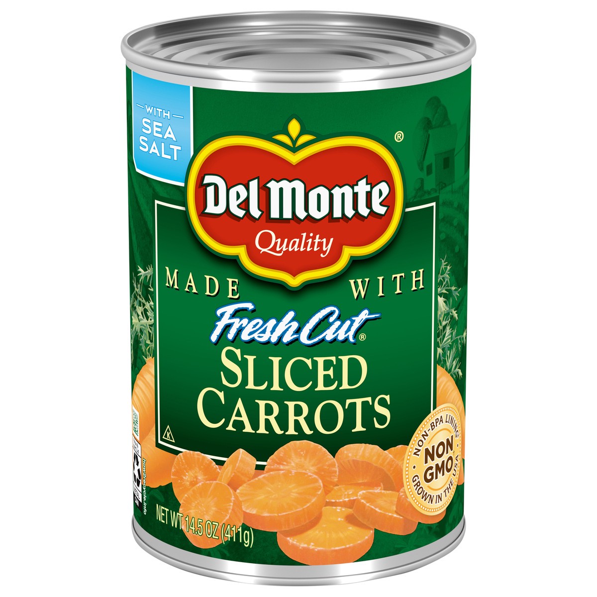 slide 1 of 10, Del Monte Sliced Carrots, 14.5 oz Can, 14.5 oz