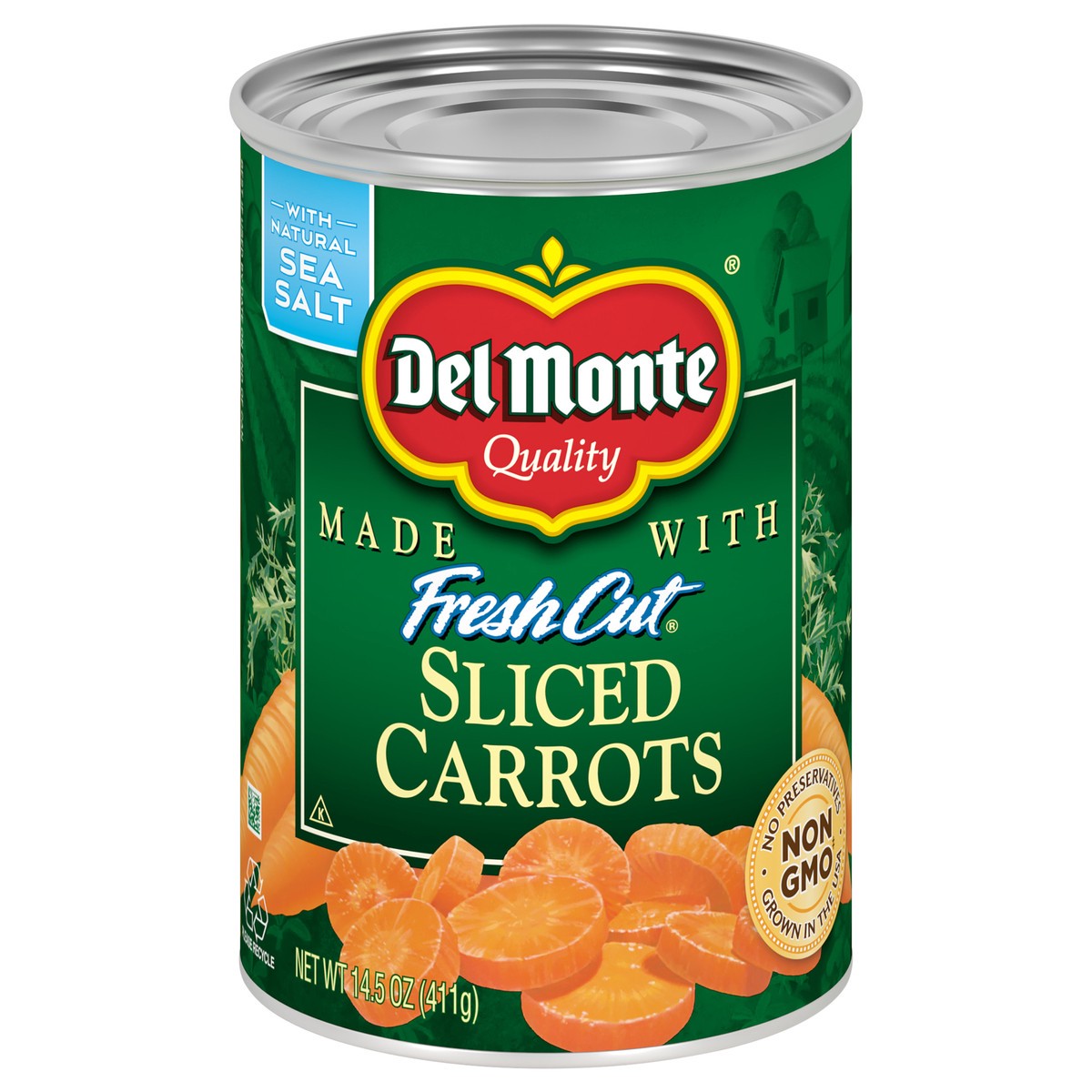 slide 1 of 10, Del Monte® sliced carrots, 14.5 oz