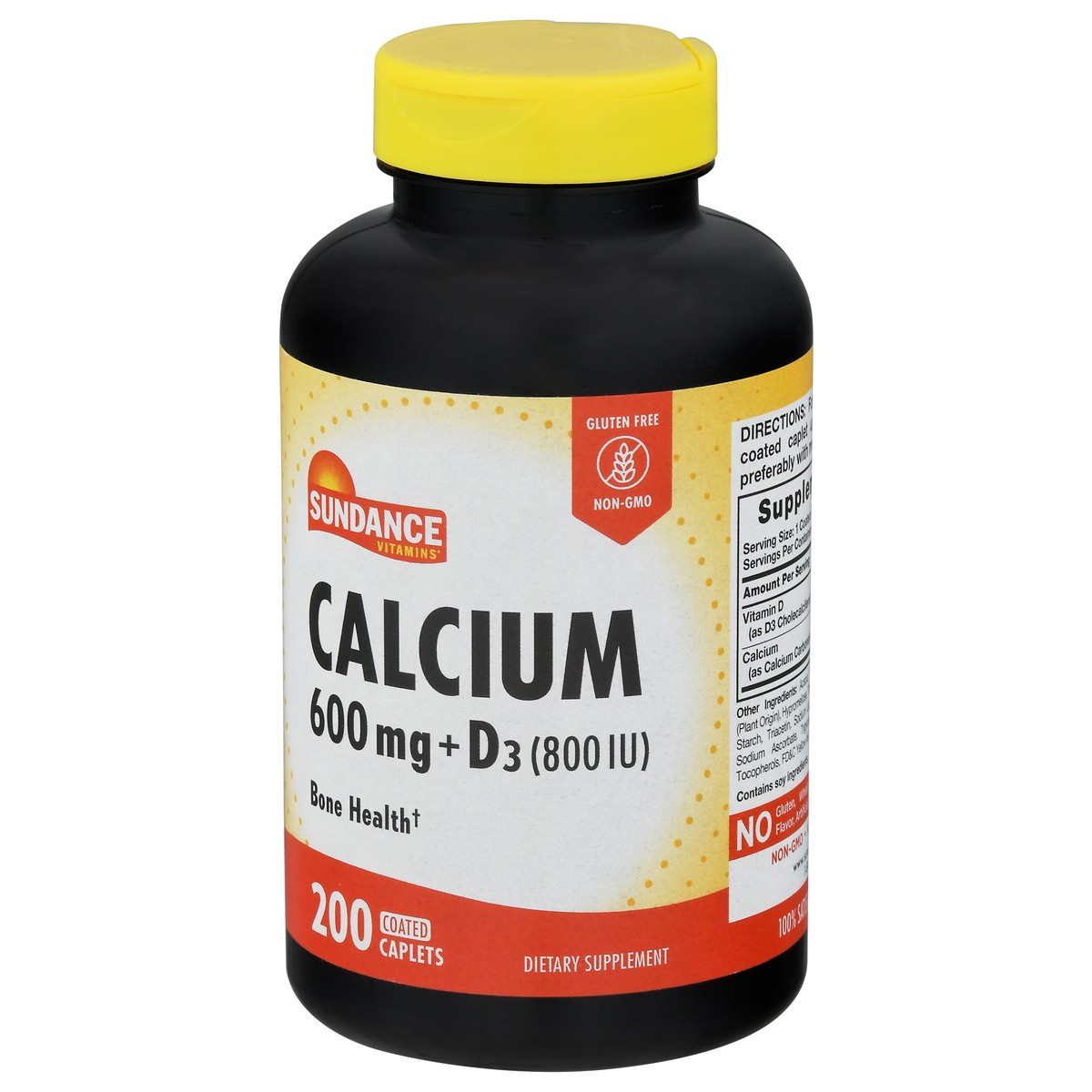 slide 5 of 9, Sundance Vitamins Sundance Calcium 600Mgvit D3, 200 ct