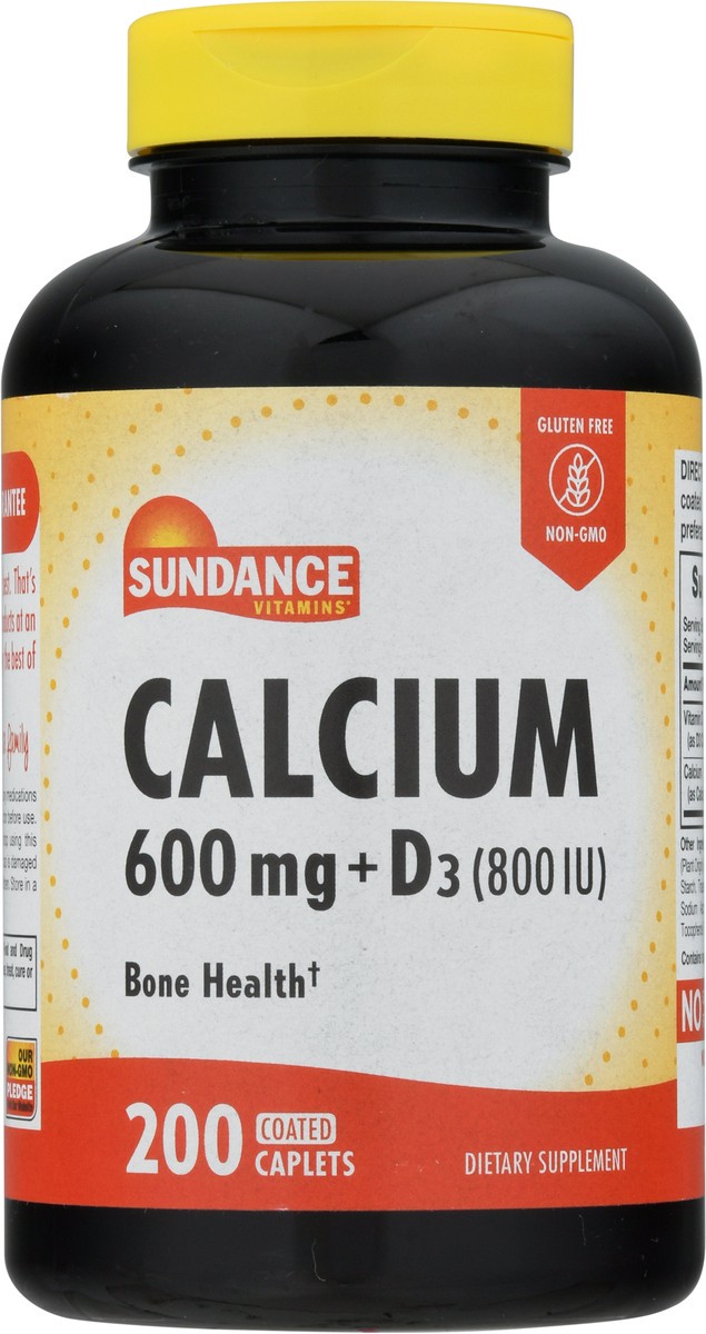 slide 2 of 9, Sundance Vitamins Sundance Calcium 600Mgvit D3, 200 ct