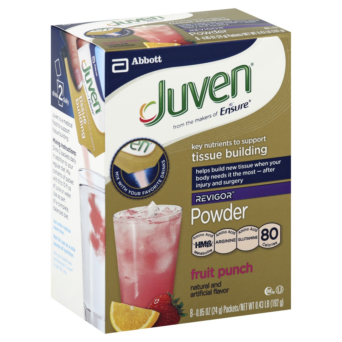 slide 8 of 10, Juven Powder 8 ea, 8 ct