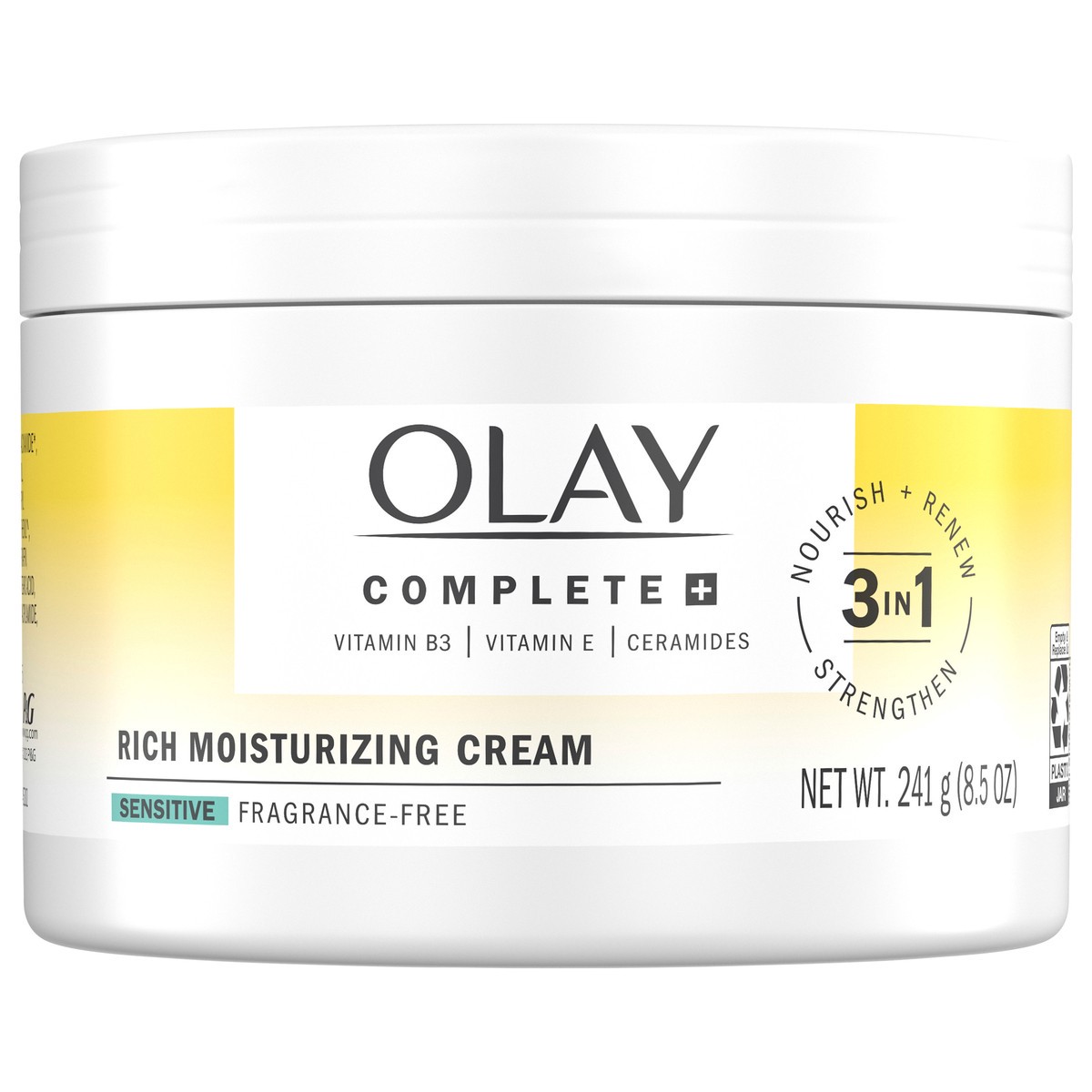 slide 6 of 8, Olay Complete + Daily Moisturizing Cream - 8.5oz, 8.5 oz