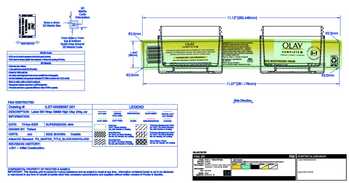 slide 2 of 8, Olay Complete + Daily Moisturizing Cream - 8.5oz, 8.5 oz