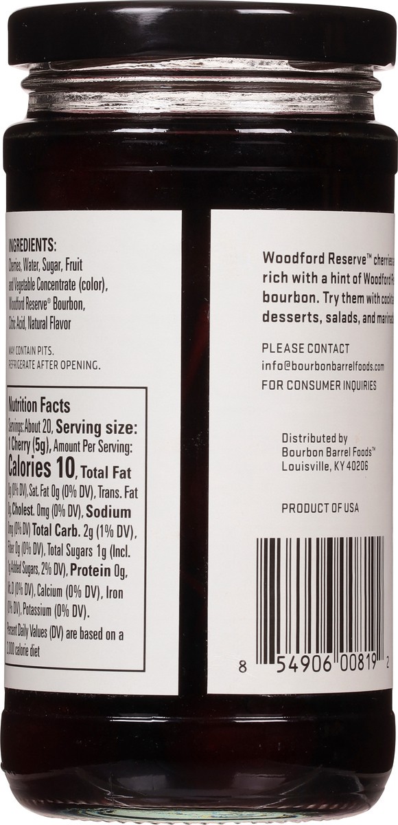 slide 9 of 13, Woodford Reserve Bourbon Cherries 13.5 oz, 13.5 oz