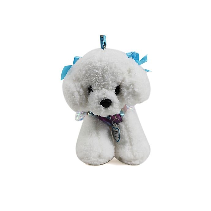 slide 4 of 4, Poochie and Co Bichon with Rainbow Disco Dots and Tinsel TUTU, 1 ct