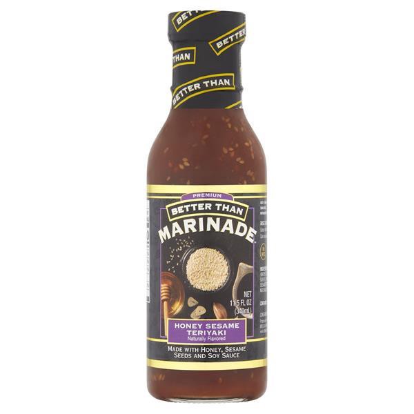 slide 1 of 1, BETTER THAN MAR Btm Honey Sesame Teriyaki Marinade, 11.5 fl oz