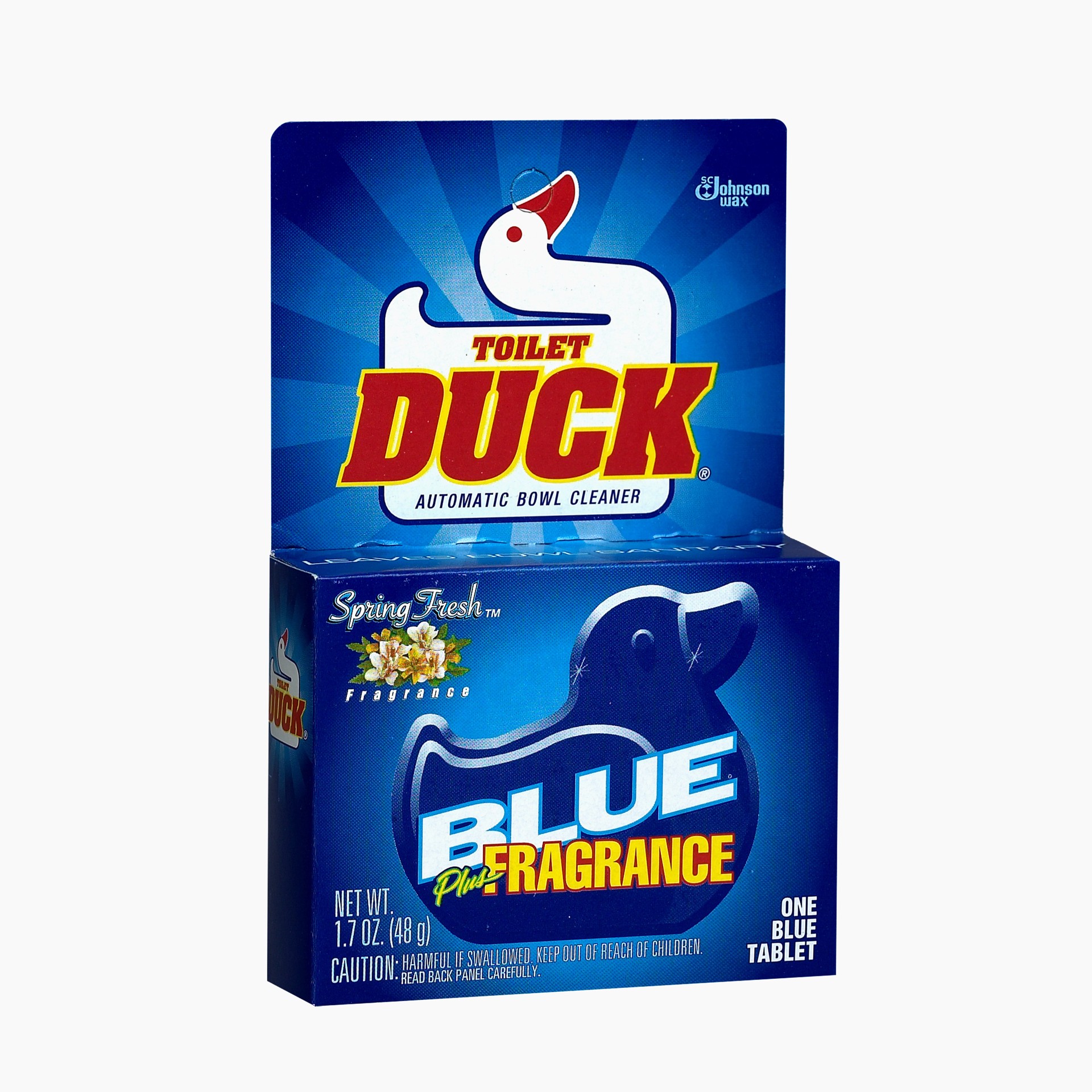 slide 3 of 3, Duck Blue Plus, Spring Fresh, 1 ct, 1.41 fl oz