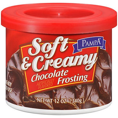 slide 1 of 1, Pampa Soft & Creamy Chocolate Frosting, 12 oz