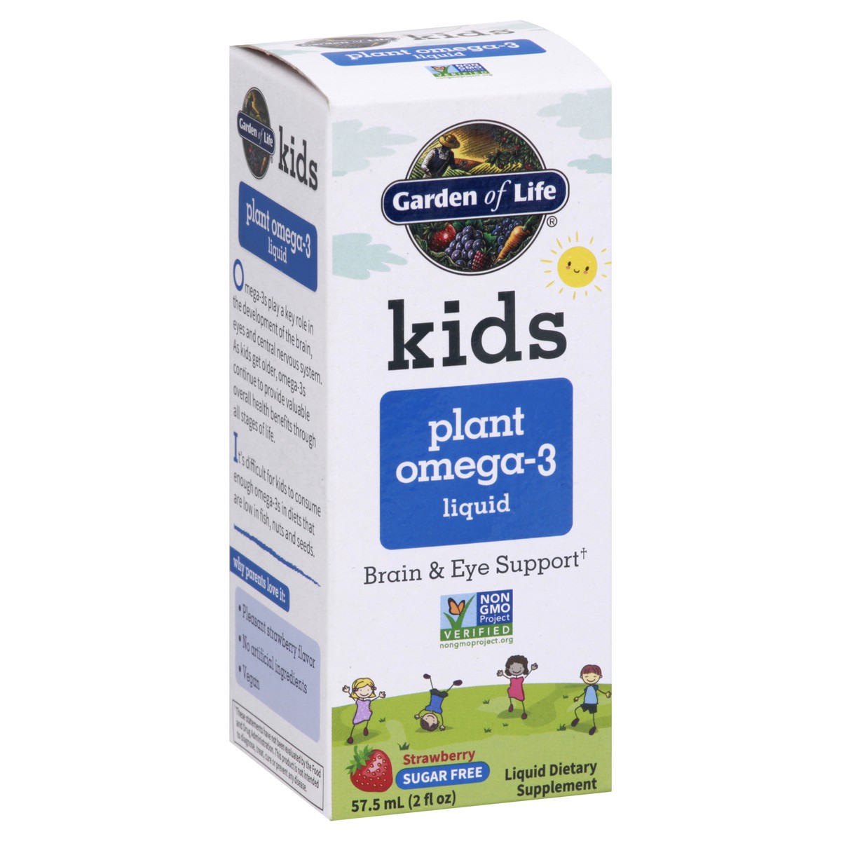 slide 9 of 9, Garden of Life Kids Plant Omega-3 Liquid Strawberry, 1 ct