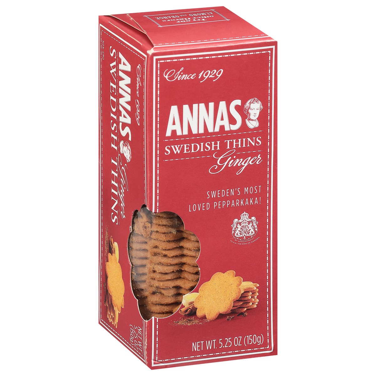 slide 5 of 9, Anna's Ginger Swedish Thins, 5.25 oz