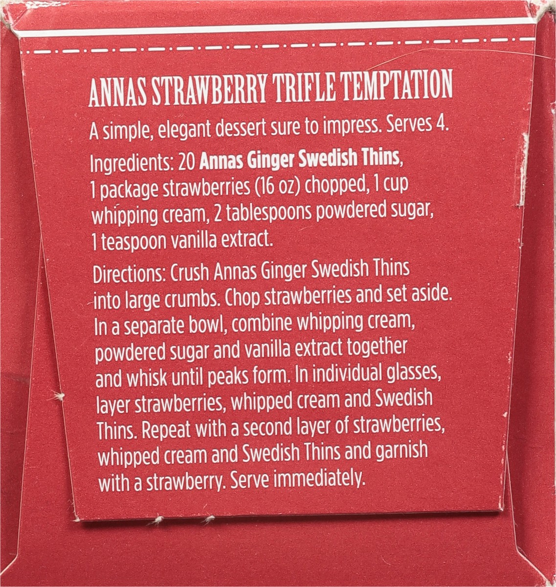 slide 4 of 9, Anna's Ginger Swedish Thins, 5.25 oz