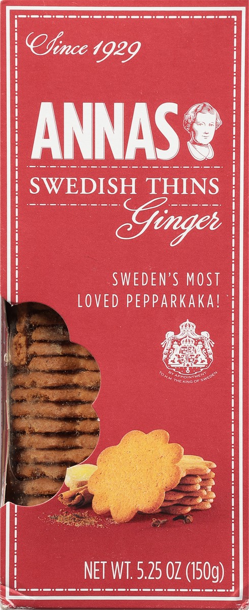 slide 6 of 9, Anna's Ginger Swedish Thins, 5.25 oz