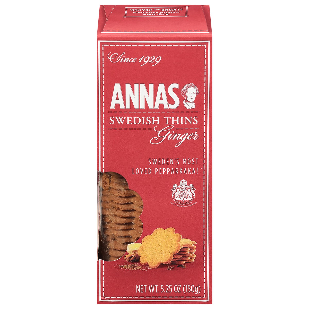 slide 1 of 9, Anna's Ginger Swedish Thins, 5.25 oz