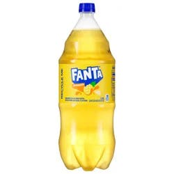 Fanta Pineapple Soda Bottle, 2 Liters