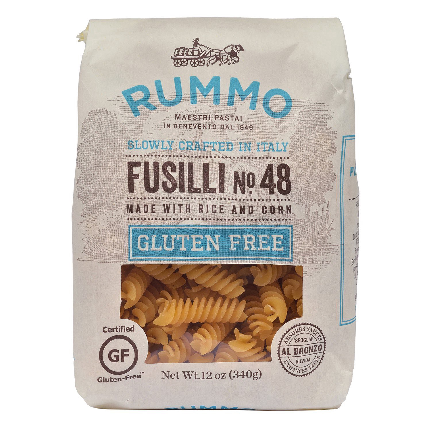 slide 1 of 1, Rummo No. 48 Gluten Free Fusilli 12 oz, 12 oz