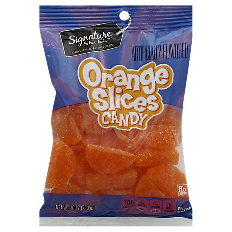 slide 1 of 1, Signature Select Candy Orange Slices, 10 oz